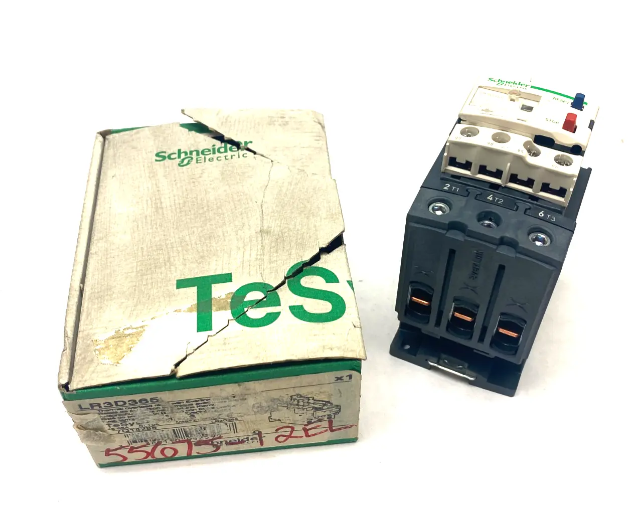 USED SCHNEIDER ELECTRIC TESYS LRD THERMAL OVERLOAD RELAY