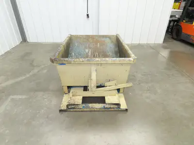 McCullough Wright Self Dumping Hopper 1/4" Yard 4000lb 2 Ton 7 Gauge Bin