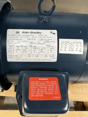 New - Allen Bradley 184TTFB4026AA Electric Motor 1750 RPM (BIN-7.5.3)