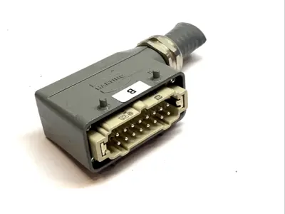 Used HARTING SIDE ENTRY HOOD W/ 09330162601 INSERT CONNECTOR Connector Accessories | Maverick Industrial Sales #1105216