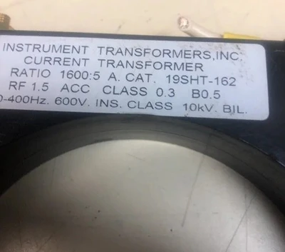 USED Instrument Transformer 19SHT-162