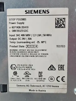 Siemens 6EP1333-2BA20 Sitop PSU100S Power Supply (BIN743)
