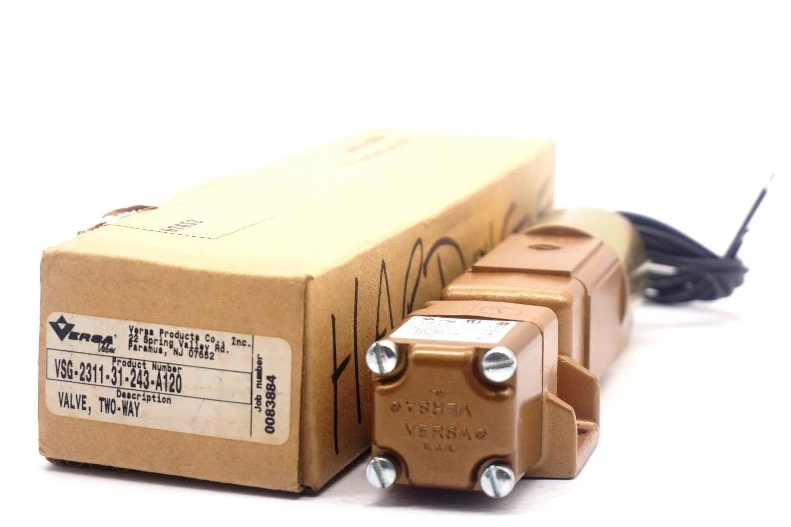 NEW VERSA VALVES VSG-2311-31-243-A120 TWO WAY VALVE VSG231131243A120