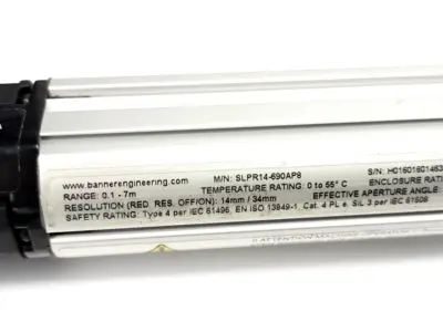 Used Banner SLPE14-690AP8, SLPR14-690AP8, 83911, 83863 Light Curtains & Grids Michigan US | Maverick Industrial Sales #1493983
