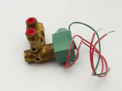 Asco Red Hat 8321G3 Solenoid Valve 1/4" NPT 3 Way 120V Coil