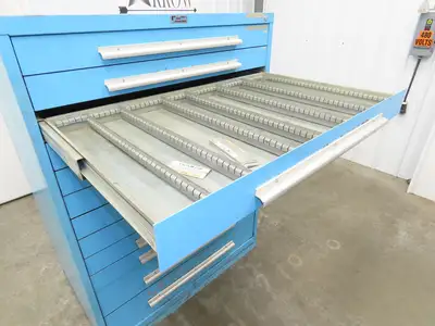 Nu-Era Modular Tool Storage Cabinet 12 Drawer 45x28x61" Stanley Vidmar Lista