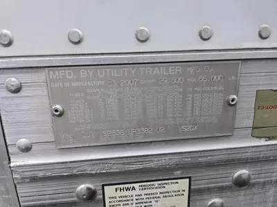 USED 2008 UTILITY 53FT