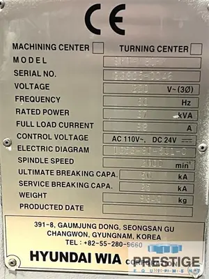 USED 2010 HYUNDAI WIA SKT-V80RM