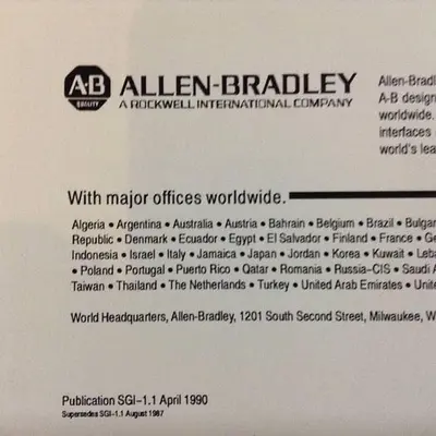 USED ALLEN BRADLEY SGI-1.1