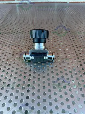USED ACQUA SEAL 6155535 DIAPHRAGM VALVE W/ 3/4" SANITARY FITTING