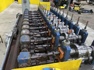 11 STAND X 1.5" ARDCOR MODEL #M10E-R U-JOINT DRIVE ROLLFORMER 12" ROLL SPACE: STOCK #20798
