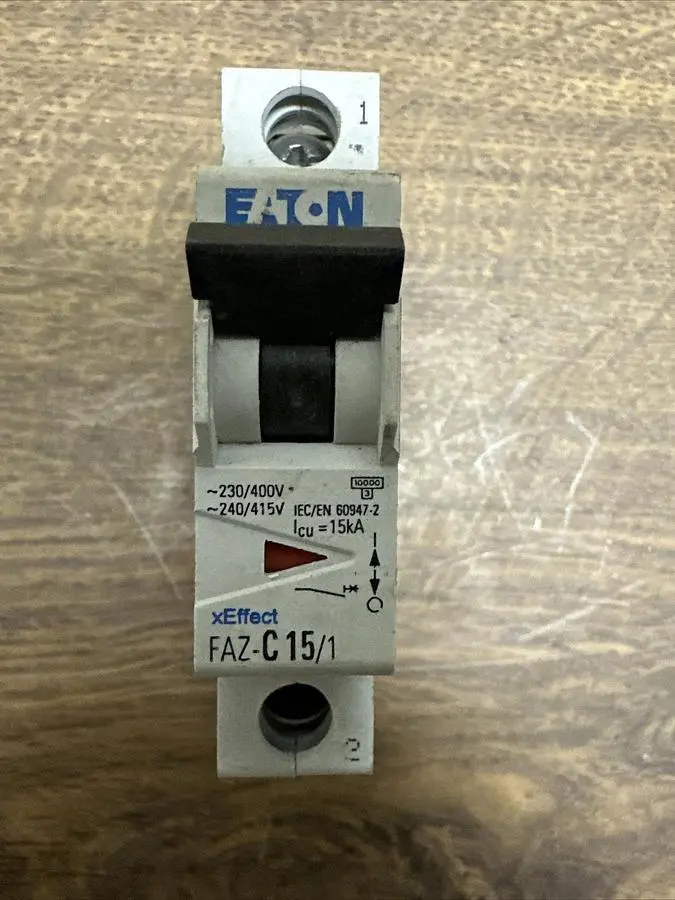 Used EATON FAZ-C15/1-SP Miscellaneous Equipment (Electrical & Power) | Surplus Asset Holdings #1194122