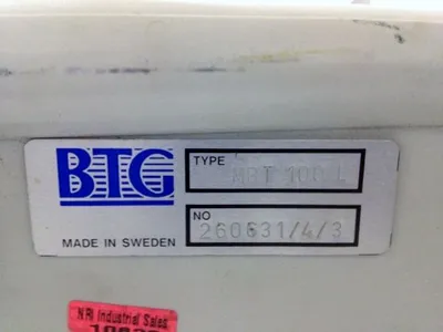 USED BTG MBT-100