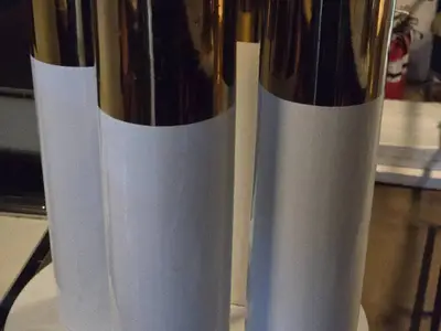Lot of (4) Ceramic Table Vase 4" x 16"