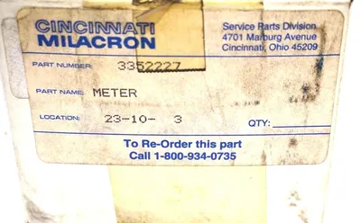 NEW CINCINNATI MILACRON 3352227 METER