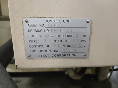 2012 JTEKT SRA-500B SF Superfinish Outer Diameter Grinding Machine