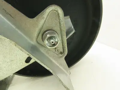 Colson 5-8-138 Caster Wheel Swivel 8" x 2" w/Lock Cast Iron 9-1/2" H Lot of 2