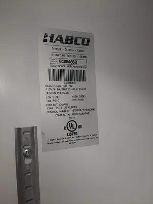 USED TRUE BEVERAGE-AIR AND HABCO COMMERCIAL FREEZERS & FRIDGE