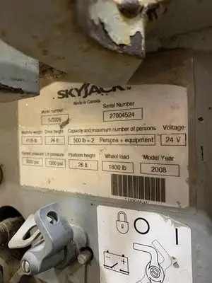 USED 2008 SKYJACK SJIII 3226