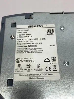USED SIEMENS SITOP PSU100S STABILIZED POWER SUPPLY