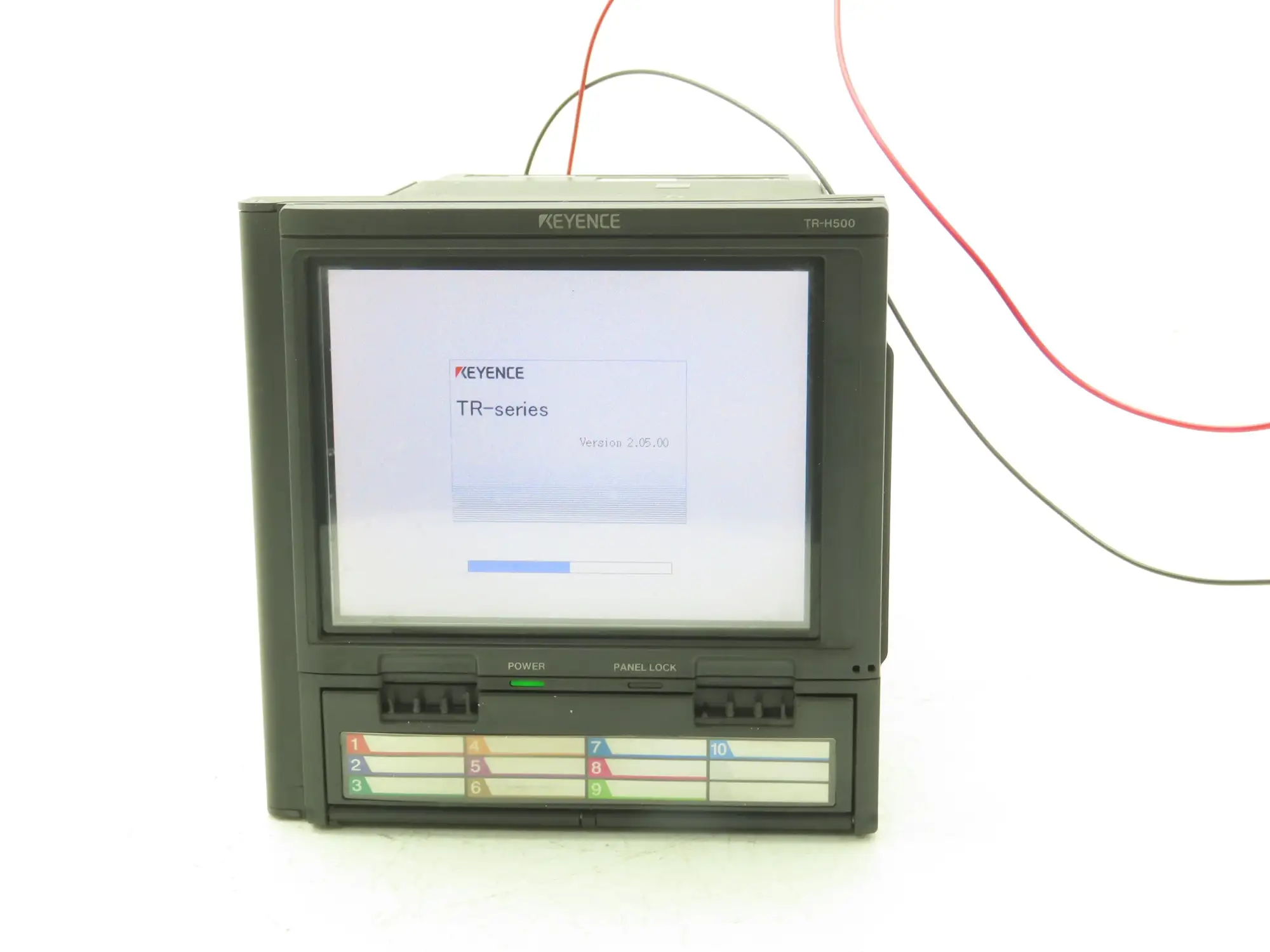 Keyence TR-H500 Operator Control Panel Temp & Data Logger 24VDC Input LCD Screen