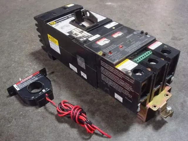 Square D KI36225G I-Limiter Circuit Breaker w/ GFM250KA Ground Fault Module Used