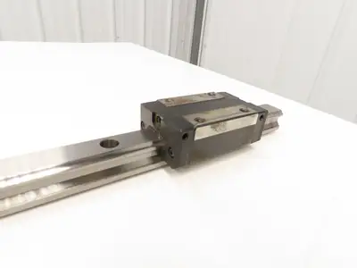 PMI MSA20S-N Linear Rail AMT Linearways w/ 1 Guide Slider 1m Length Lot of 2