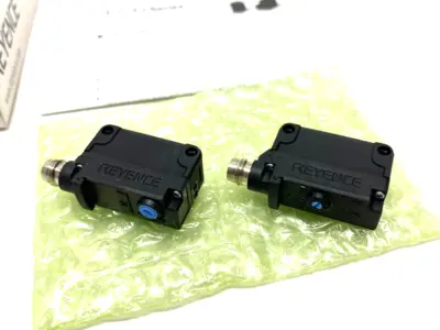 New | in-Stock KEYENCE Square Transmissive Thrubeam Sensor Set M8 Connector Type Photoelectric Sensors Michigan US | Maverick Industrial Sales #1397630