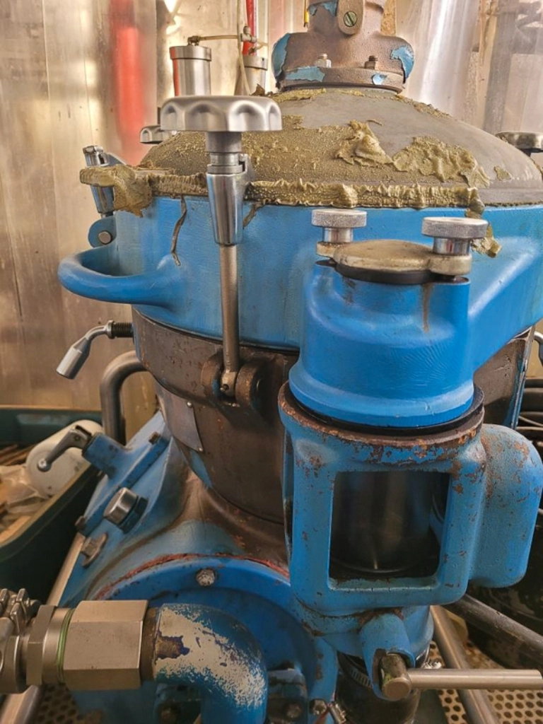 (2) Alfa-Laval MAB 206S-24 biodiesel purifiers, SS.