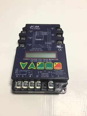 ICM Controls ICM450 Three-Phase Voltage Monitor 10A