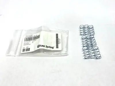 USED LEE SPRING COMPRESSION SPRING .984" L X .472" OD X .216" H LOT OF 9