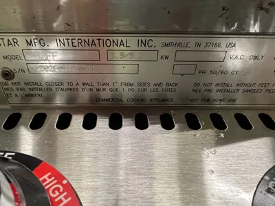 Used Star Used Star 502FF 2 Burner Countertop Range with Solid Burners - 208V 1Ph Commercial Ranges Illinois US | Falcon Restaurant Supply #1375575