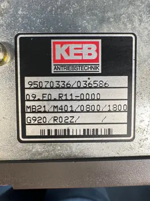 USED KEB KEB Combivert 09F0R110000