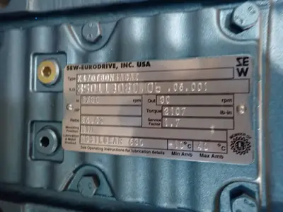 Sew-eurodrive 1 Hp Gear Drive