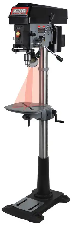 New | in-Stock KING CANADA KC-15HS-VS Drill Press (Woodworking) British Columbia CA | Lenmark #255169