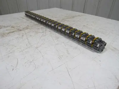 Entretec M10/10 & M4/8S Fuse  Ground Terminal Block Din Rail Strip 34" Long