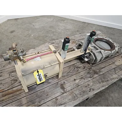 Surplus 10" United Conveyor Corporation Stainless Steel Knife Gate Valve
