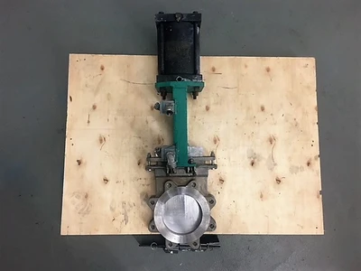 Rovalve 6"-150 Knife Gate Valve Air Operated