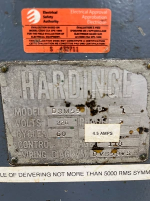 Used HARDINGE DSM59 Second Operation including Speed Lathes Ontario CA | Aucto #1368738