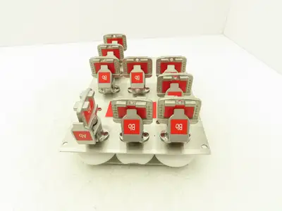 Allen Bradley 440T-MKEXE22ABBBBBBBBBBBBBBBBB 9 Key Interlock Exchange Switch