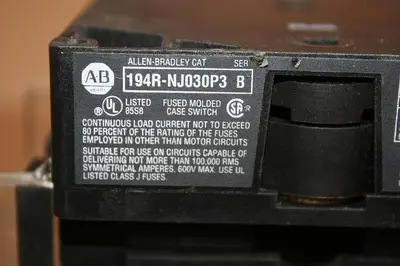 USED ALLEN BRADLEY 194R-NJ030P3 SER B