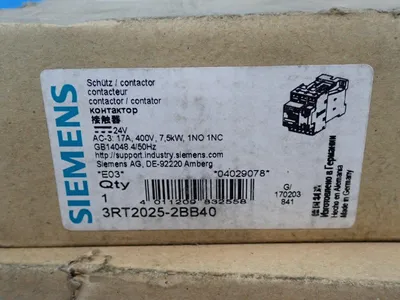 Used SIEMENS 3RT20252BB40 PLC Contactors Ohio US | HGR 24 #907477