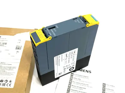 USED SIEMENS SIRIUS SAFETY RELAY BASIC, RELAY ENABLING CIRCUITS 3 NO