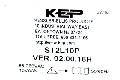 NEW KEP ST2L-10P CONTROL PANEL VER. 02.00.16H ST2L10P