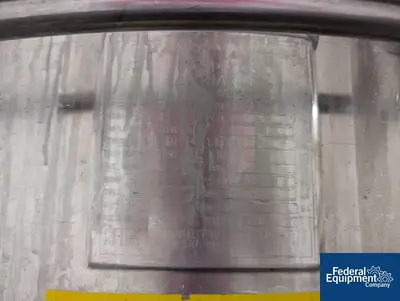 USED Precision 300 Liter Precision Reactor, 316L S/S, 45/100#