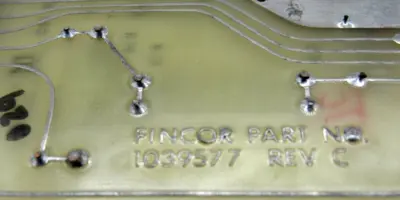 USED FINCOR 1039577 FEEDBACK BOARD 1043618-G1