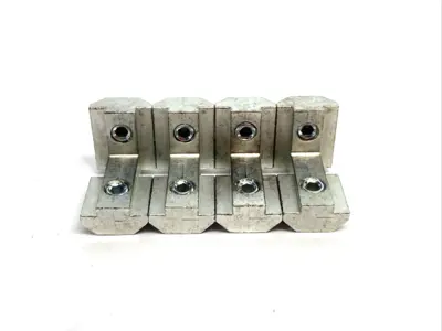 USED 80/20 HIDDEN CORNER CONNECTOR: INSIDE-INSIDE 15, 30, 40 SERIES