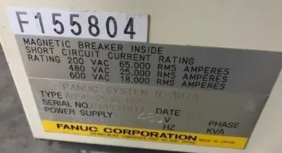 Used 2014 FANUC FANUC R2000IB/200R Robots Michigan US | Aucto #1307369