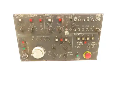 Fanuc A13L-0040-C200 CNC Spindle Operator Control with Panel Pulse Generator