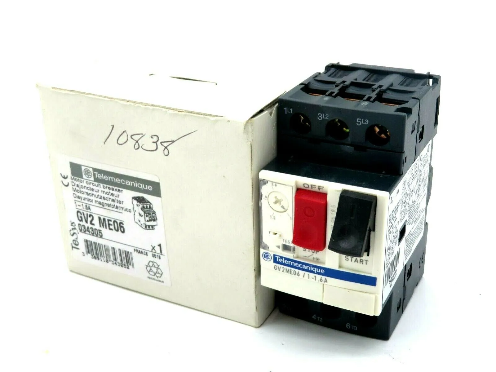 NEW TELEMECANIQUE GV2-ME06 CIRCUIT BREAKER GV2ME06